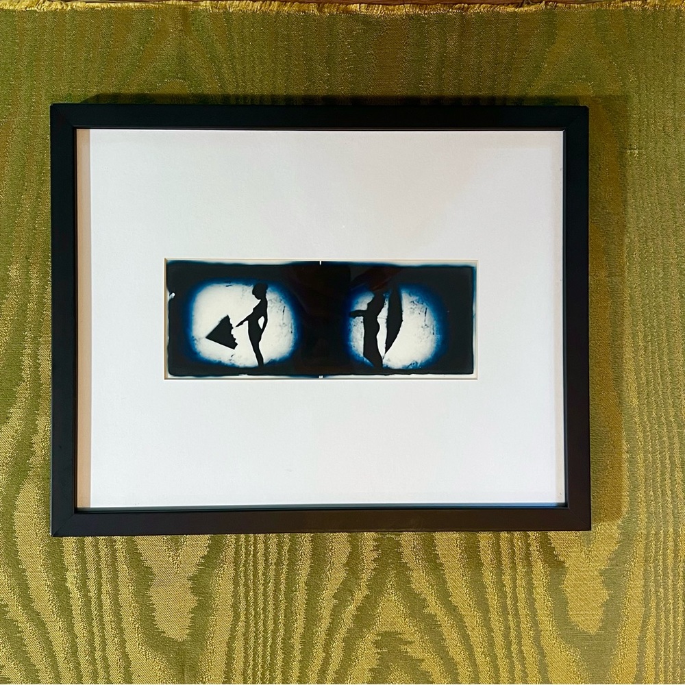silver gelatin tinted diptych photograph